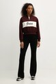 Guess bluza FABIA V5BQ00.KCX22 bordowy NC25