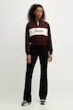 Guess bluza FABIA V5BQ00.KCX22 bordowy NC25