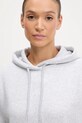 adidas felső Essentials Small Logo Feel Cozy Hoodie szürke JN1853