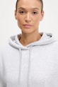 adidas bluză Essentials Small Logo Feel Cozy Hoodie gri JN1853