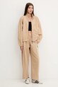 adidas bluza x Z.N.E JW7776 brązowy AW25