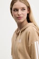 Суичър adidas 3-Stripes бежов JY3133