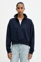 Βαμβακερή μπλούζα Tommy Jeans βαμβάκι σκούρο μπλε DW0DW21589