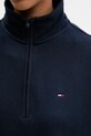 Βαμβακερή μπλούζα Tommy Jeans DW0DW21589 σκούρο μπλε
