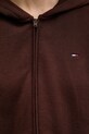 Tommy Jeans bluza bawełniana DW0DW21590 brązowy