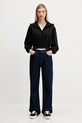 Хлопковая кофта Tommy Jeans DW0DW21590 чёрный AW25