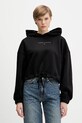 Tommy Jeans bluza bawełniana nadruk czarny DW0DW21607