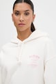 Bavlnená mikina Tommy Jeans béžová DW0DW21785