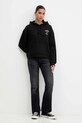 Tommy Jeans bluza bawełniana DW0DW21785 czarny AW25