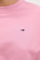 Tommy Jeans bluza bawełniana DW0DW21831 różowy