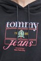 Tommy Jeans felpa in cotone DW0DW22169 nero