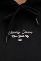 Tommy Jeans pamut melegítőfelső DW0DW22170 fekete