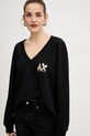 Armani Exchange bluza bawełniana czarny XW001461.AF16192