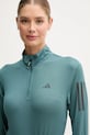 adidas Performance bluza do biegania Own The Run turkusowy JX2255