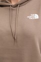 Μπλούζα The North Face Simple Dome NF0A89EYBOW1 καφέ