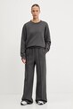 Βαμβακερή μπλούζα The North Face Dome Relaxed NF0A8EU4RHI1 γκρί AW25
