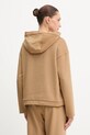 Odzież Weekend Max Mara bluza z dodatkiem wełny OSCURI 2525926012600 zielony