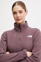 Fleecová mikina The North Face hnědá NF0A8D2FBQ71