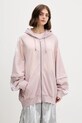 Хлопковая кофта adidas Originals Oversized Hoodie остальные розовый KE9804