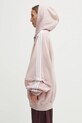 Bavlněná mikina adidas Originals Oversized Hoodie KE9804 růžová AW25