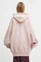 Oblečení Bavlněná mikina adidas Originals Oversized Hoodie KE9804 růžová