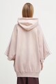 Bavlněná mikina adidas Originals Oversized Hoodie KE9804 růžová
