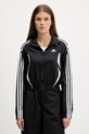 Mikina adidas Originals Slim Tracktop bez kapuce černá KE9786