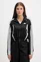 adidas Originals bluză Slim Tracktop imprimeu negru KE9786