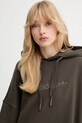 adidas Originals bluza Ess Lin Hoodie zielony JW1029