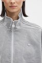 adidas Originals bluza welurowa Fb Os Tt szary JW7330