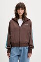 adidas Originals bluza Tailored Tt aplikacja brązowy JX5311