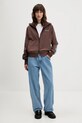 adidas Originals bluza Tailored Tt JX5311 brązowy AW25