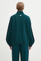 Abbigliamento adidas Originals felpa in cotone Quarter Zip KF2309 verde