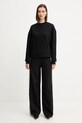 Patrizia Pepe bluza bawełniana 2M4494.J079 czarny AW25