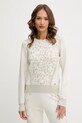 Liu Jo pulóver mintás bézs TF5172.MS49I