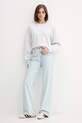 Abercrombie & Fitch bluză KI152.5350.112 gri AW25