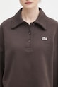 Lacoste hanorac de bumbac maro SF5275