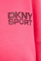 Dkny bluza bawełniana DP5T1279 różowy