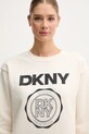 Dkny bluza beżowy DP5T1340