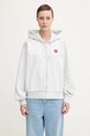 Oblečenie Bavlnená mikina Carhartt WIP W' Hooded Heart II Hartt I035242.482XX biela
