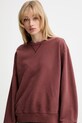 Bombažen pulover Levi's bordo A8789.0024