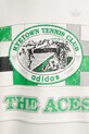 Хлопковая кофта adidas Originals Court Crew JW0149 бежевый