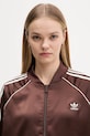 Кофта adidas Originals Sst Satin Tt коричневий KH1568