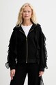 Twinset bluza z kapturem czarny 252LI2NBB