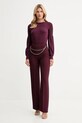 Svetr Twinset 252TP3061 burgundské AW25