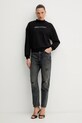 Armani Exchange bluza bawełniana XW000787.AF16141 czarny AW25