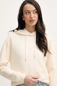 Calvin Klein Jeans dukserica sa kapuljačom ženska od pamuka bež LV047C224G