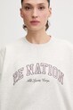 P.E Nation bluza bawełniana Heritage szary 253F115