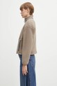 The North Face bluza polarowa Fleeski 1/4 zip NF0A88Z3BOW1 brązowy AW25