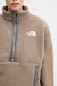 Поларен суичър The North Face Fleeski 1/4 zip кафяв NF0A88Z3BOW1